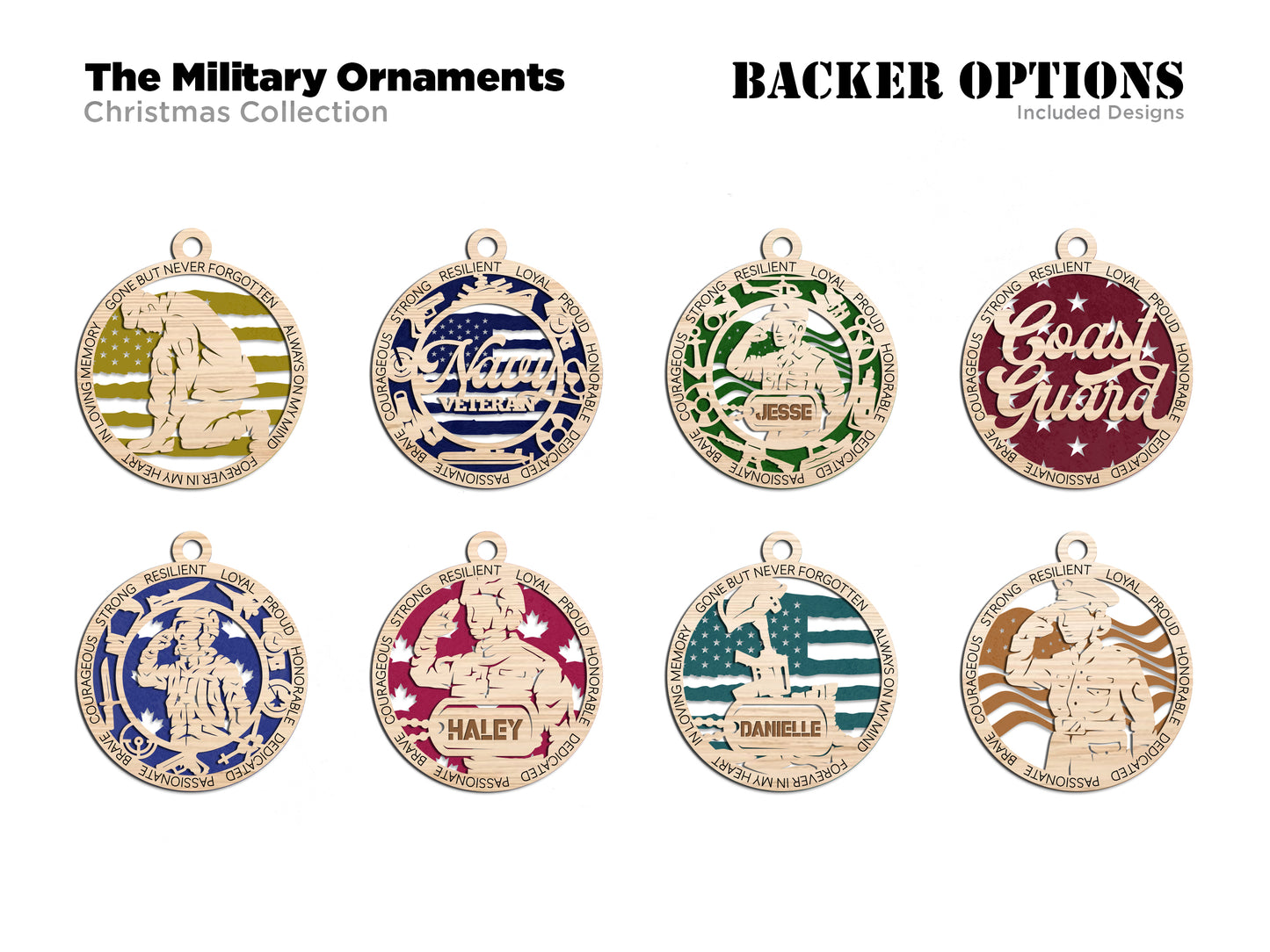 Marines Ornament Military Ornament Christmas Veteran Marines Christmas Ornament