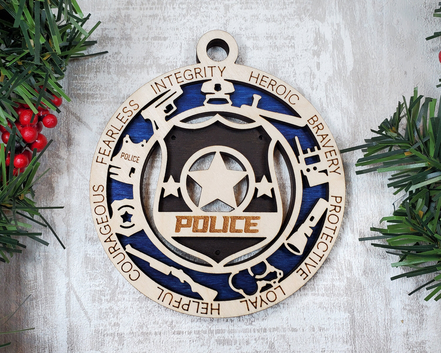 Police Ornament Police Award